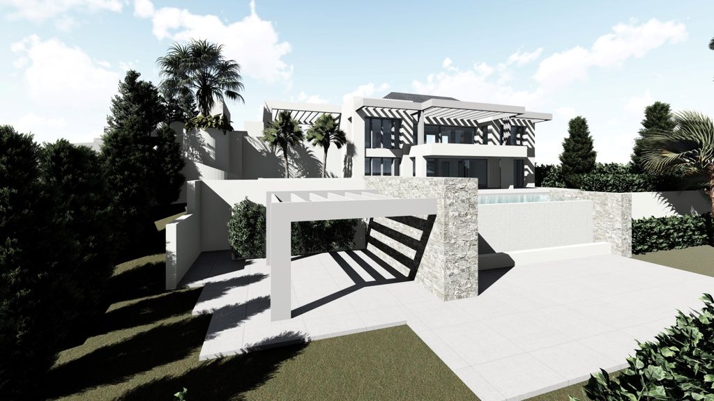 ESPECATCULAR VILLA ESTILO MODERNO UBICADA EN COMPLEJO RESIDENCIAL DE LUJO EN BENAHAVIS